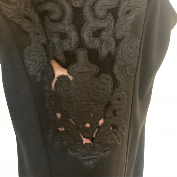 Guess bodycon dress with sheer embroidered back - Picture 6 of 7